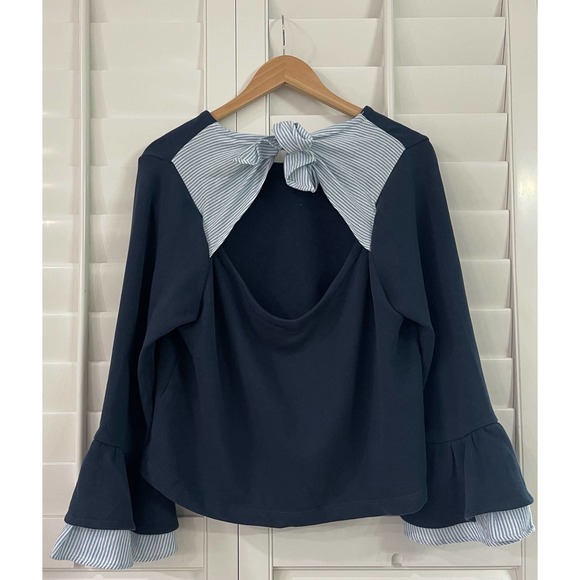 SOLD—Maeve Sweater Blouse - Picture 3 of 4